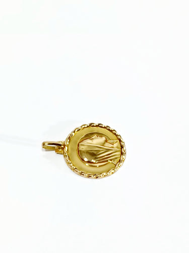 Pendentif Médaille Vierge en or rose 58 Facettes