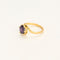 Bague 57.5 Bague mouvementée tanzanite 58 Facettes LP1177