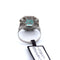 Bague 55 Bague Art Déco en platine avec émeraude 58 Facettes