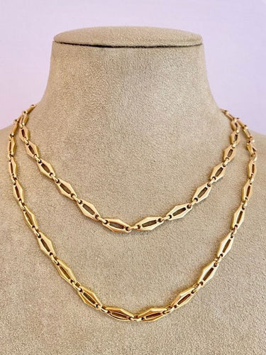 Collier Collier CARTIER « c De Cartier » en or jaune 18k 58 Facettes