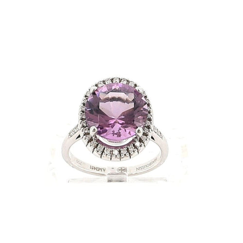 Bague 52 MAUBOUSSIN - Bague Améthyste or blanc et diamants 58 Facettes 65402