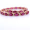 Bracelet BRACELET TENNIS EN OR JAUNE AVEC RUBIS ET DIAMANTS 58 Facettes