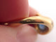 Bague 52 bague toi et moi rubis saphir et diamants t52 or jaune 18k 5gr 58 Facettes 267850