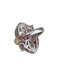 Bague 52 Importante bague en platine rubis et diamants 58 Facettes