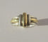 Christofle - Bague jonc vintage godrons en or 18k et argent 58 Facettes