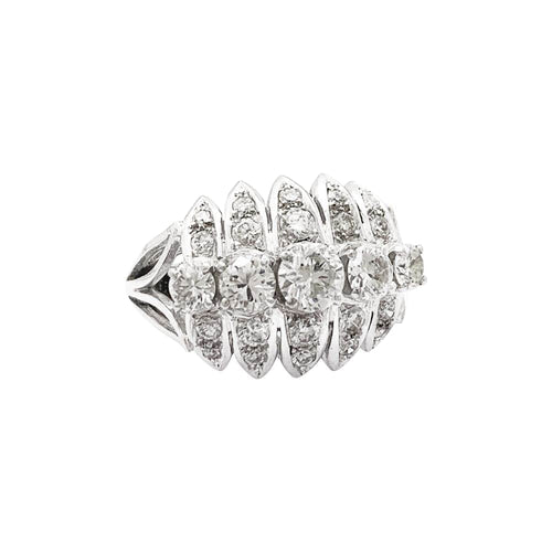 Bague 49 Bague Mellerio, platine et diamants. 58 Facettes 35081