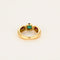 Bague 56 Bague en or jaune, émeraude et rubis 58 Facettes LP1189