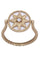 Bague 53 DIOR - BAGUE "ROSE DES VENTS" OR JAUNE NACRE 58 Facettes 084041