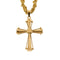 Pendentif Pendentif "Croix" en or jaune 58 Facettes CHA5349