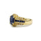 Bague 52 Bague - Or jaune saphirs et diamants 58 Facettes 1029