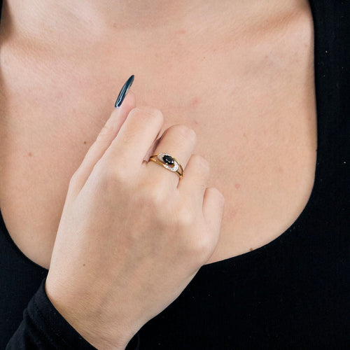 Bague Bague or jaune et blanc saphir 58 Facettes LP930/BET