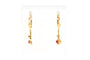 Boucles d'oreilles Boucles d'oreilles Années 70 en or jaune serties de rubis et de diamants 58 Facettes B590