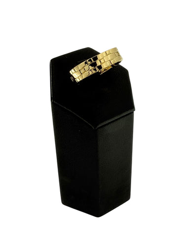 Bague 56 Bague flexible or jaune avec diamant Leon Hatot 58 Facettes