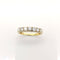 Yellow gold and diamond ring