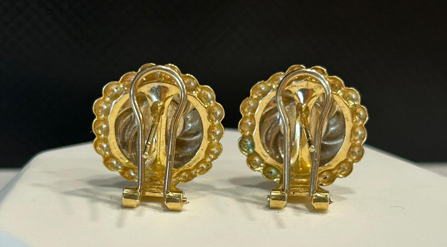 Boucles d'oreilles Boucles d'oreilles 3 ors 58 Facettes LP600/5