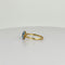 Bague Bague en or jaune avec topaze bleue ovale 58 Facettes 2508021