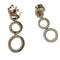 Boucles d'oreilles Boucles d'oreilles contemporaines en or du XXe siècle avec diamants 58 Facettes Q273B(100)