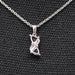 Pendentif Pendentif or blanc tanzanite diamants 58 Facettes