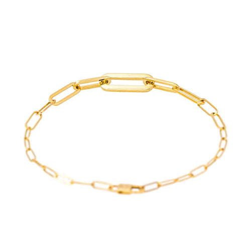 Bracelet Dinh Van  Bracelet Maillon petit modèle Or jaune Diamant 58 Facettes 4553820CN