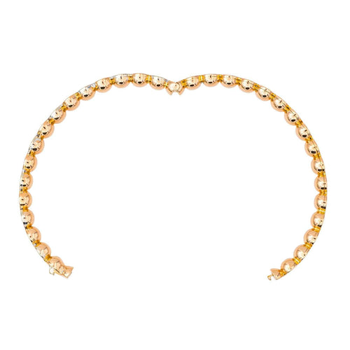 Bracelet Bracelet Jonc Or rose, Or blanc Diamant 58 Facettes 4069160CN