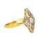 Bague 52 Bague Marquise Or jaune, Platine Diamant 58 Facettes 4615340CN