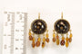 Boucles d'oreilles Boucles d'oreilles anciennes en or piqué écaille de tortue 58 Facettes 7608