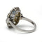 Bague 55 Bague Art-Déco - Platine - Aigue Marine et diamants 58 Facettes 1215