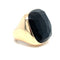 Bague 54 POMELLATO - BAGUE "VICTORIA" JAIS NOIR OR JAUNE 58 Facettes RÉF 1-0002311/4