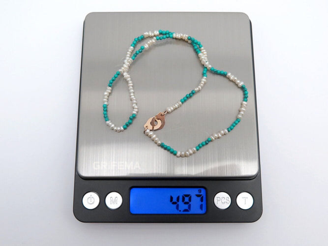 Collier collier pendentif DINH VAN menottes r8 en or rose 18k   links 58 Facettes 272256