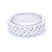 Bague 55 Bague en or blanc avec diamants 58 Facettes N102928EJ