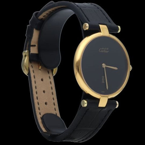 Montre Cartier Montre Must De Cartier Vermeil 58 Facettes MT43092