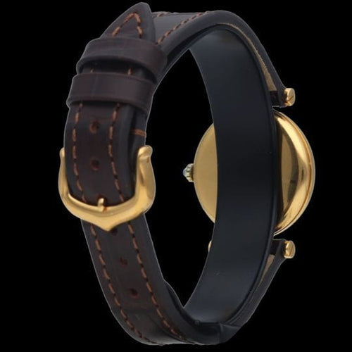 Montre Cartier Montre Must De Cartier Vermeil 58 Facettes MT43381