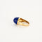 Bague 46 Bague or jaune et lapis lazuli 58 Facettes LP513/10
