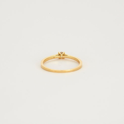 Bague 53 Solitaire en or jaune diamant 58 Facettes 3121246