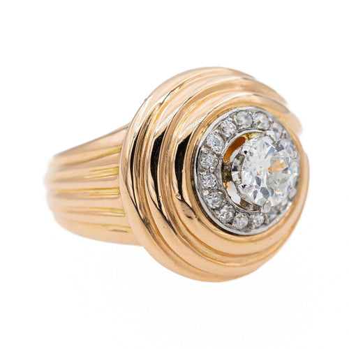 Bague 50.5 Bague Or rose, Platine Diamant 58 Facettes 3132890RV