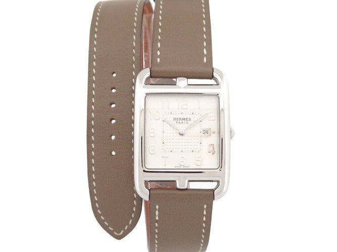 Montre montre HERMES cape cod double tour tgm cc2.710 40 mm quartz 58 Facettes 265761