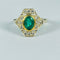 Bague Bague Art Déco émeraude 58 Facettes 118