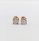 Boucles d'oreilles Puces d'oreilles vintage or rose et 2,00 carats de diamants 58 Facettes A06390