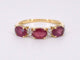 Bague Bague en or avec diamants et rubis 58 Facettes 2125