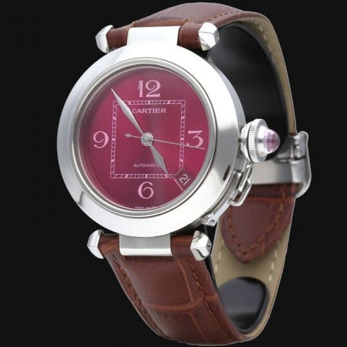 Cartier Часовник Pasha C 35Mm Розов Автоматичен 