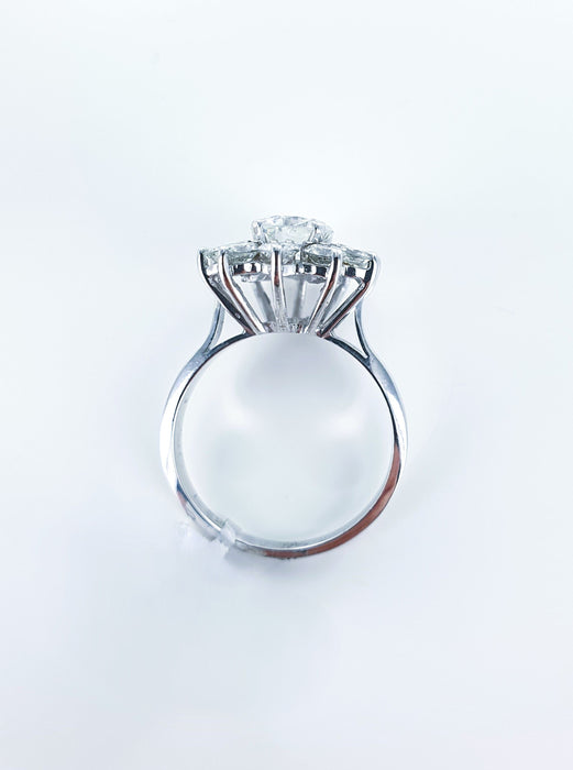 Bague 54 Bague Marguerite 1.10ct 58 Facettes