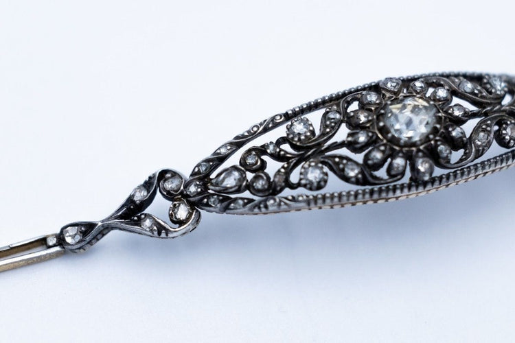 Antique Art Nouveau bracelet with diamonds, Scandinavia, early 20th century 