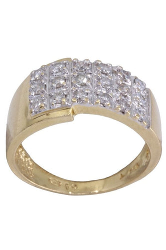 Bague 51.5 BAGUE PAVAGE DIAMANTS 58 Facettes 083491