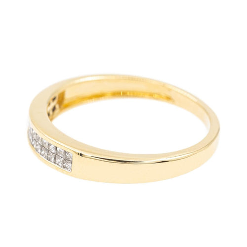 Bague 50 Bague Demi alliance Or jaune Diamant 58 Facettes 2360822CN