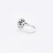Bague 49 Bague marguerite en or et platine saphir diamants 58 Facettes