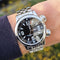 Jaeger-LeCoultre Master Compressor SERVICED by JLC Steel 148.8.60 Cal 960 58 Facettes