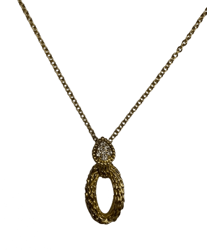 Collier PENDENTIF SUR CHAINE BOUCHERON SERPENT DE BOHEME 58 Facettes