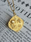 Pendentif Pendentif porte-photo Art Nouveau en or jaune et or vert 58 Facettes