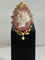 Pendentif Broche/pendentif camée en agate, perles fines 58 Facettes AB40