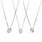 Collier Collier solitaire diamant et or blanc 58 Facettes